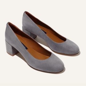 Margaux Grey Suede Heel Size 37 (US 7) NWOT